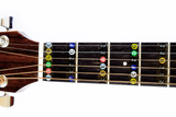 Guitar Fret Stickers- Color Coded